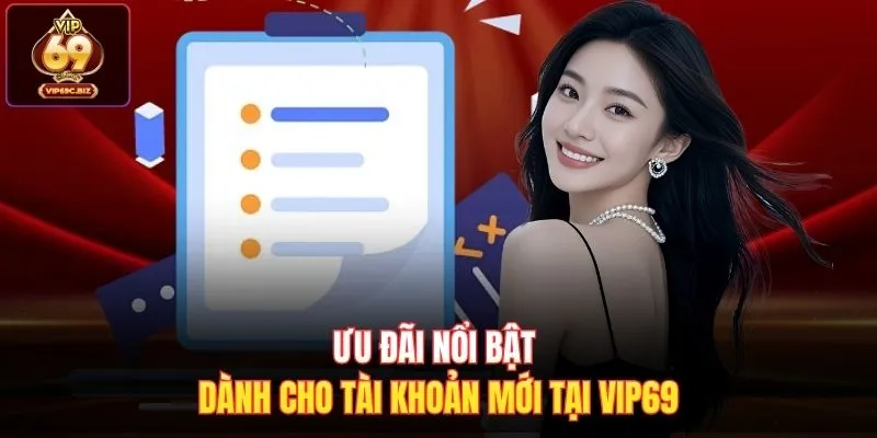 Ưu đãi nổi bật dành cho tài khoản mới tại Vip69